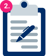 fill out repair receipt Icon Fill out repair receipt